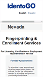 Mobile Screenshot of nv.ibtfingerprint.com